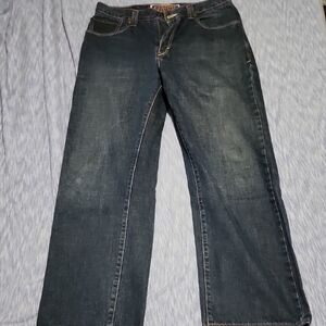 Levi's Men's 569 loose fit straight leg denim blue jeans